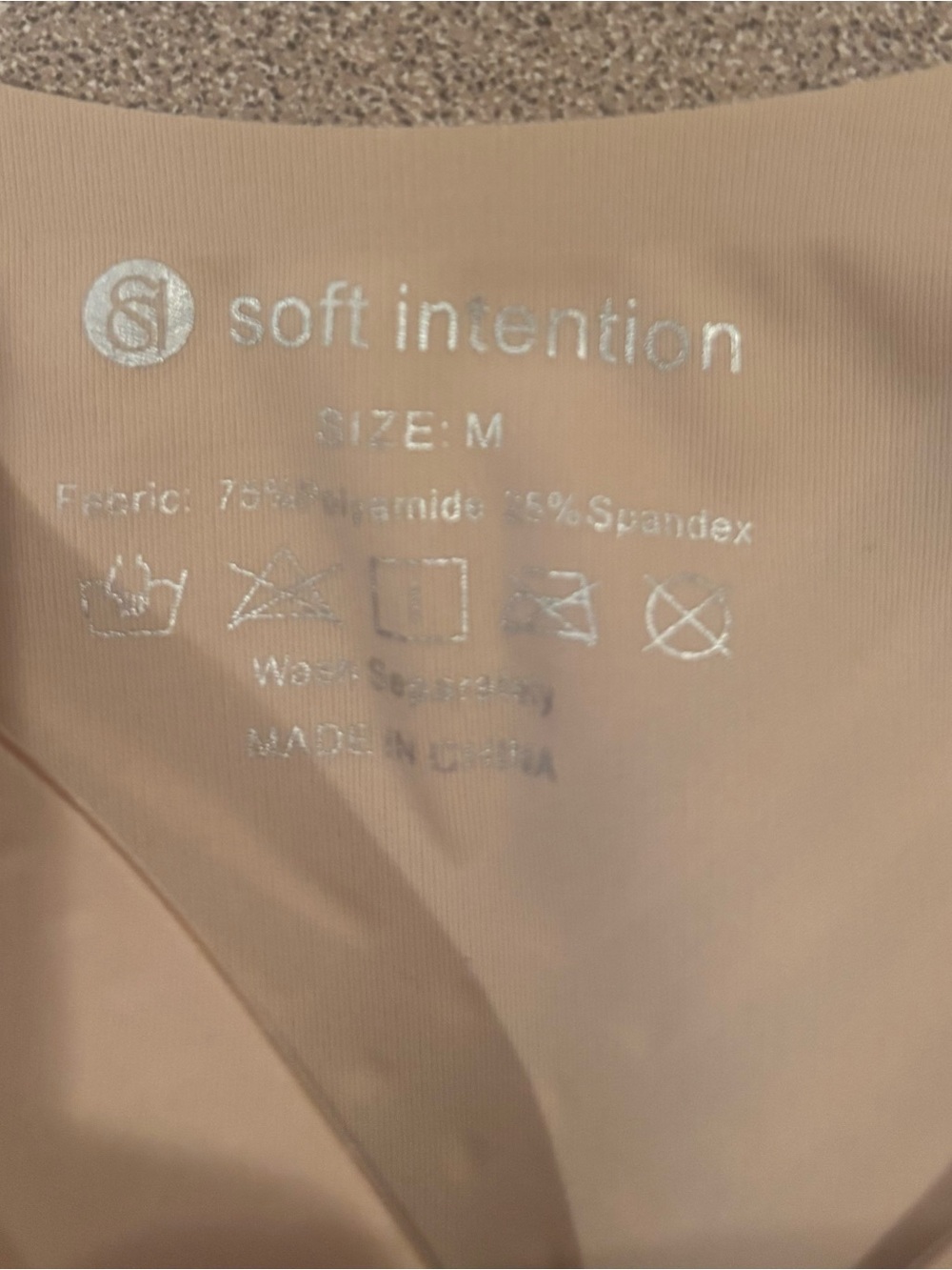 Soft Intentions Seamless Comfort Wireless Bra - Beige and Cream - Picture 3 of 7